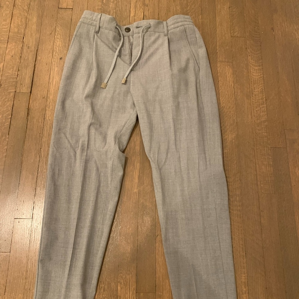 Eleventy drawstring stretch pants